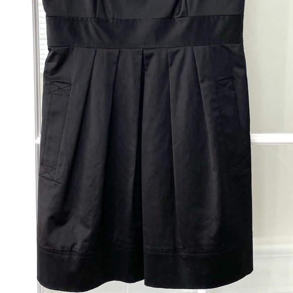 Theory Scoop Neck Sleeveless Mini Dress w/Pockets - 2 - Picture 4 of 5